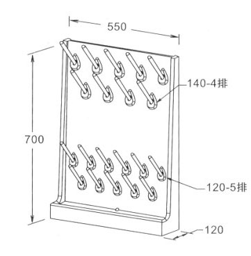 YL 2404 大單面滴水架